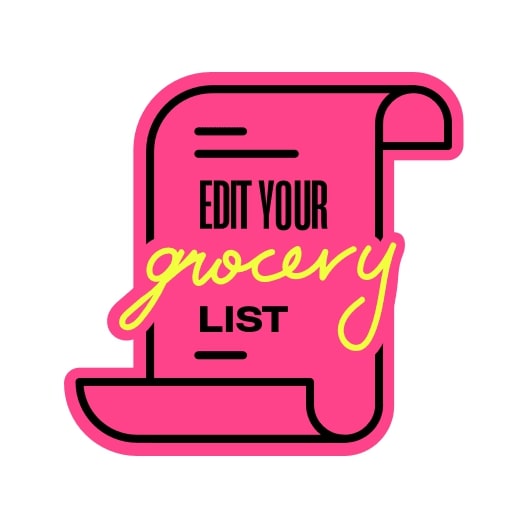 Edit Your Grocery List